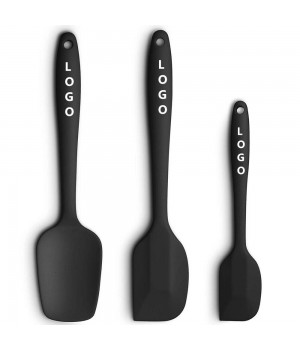 Benhaida Baking Utensils Large 22 and 28cm Stainless Steel Heat Resistant Spatulas for Cooking and Mixing Silicone Spatula
