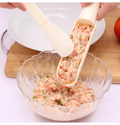 Making Artifact Household Kitchen Squeezing Fish Balls Pressing Meatballs Diy Tool Fried Meat Digging Meatball Maker
