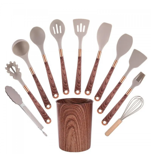 12-piece Utensils Kitchen Set Camping Cooking Kitchen Wares Set Cooking Utensil Non Stick Silicone Kitchen Utensils Set 12-piece Utensils Kitchen Set Camping Cooking Kitchen Wares Set Cooking Utensil Non Stick Silicone Kitchen Utensils Set