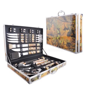 Hot Sale Hot Sale Food Grade Stainless Steel Outdoor Barbecue Tool Grill Utensils Set