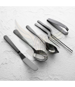 Premium Stainless Steel Chef's Utensil Set - Customizable Cooking Tools with Bag